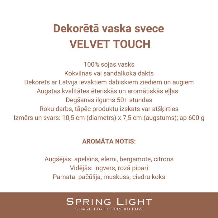 Spring Light Candle W82331345 | GRENARDI