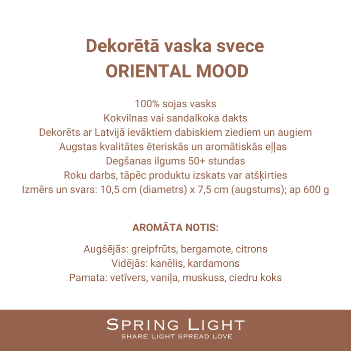 Spring Light Candle W82331372 | GRENARDI