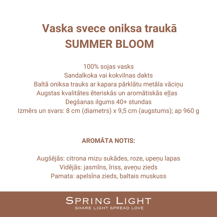 Spring Light Candle W65570322 | GRENARDI