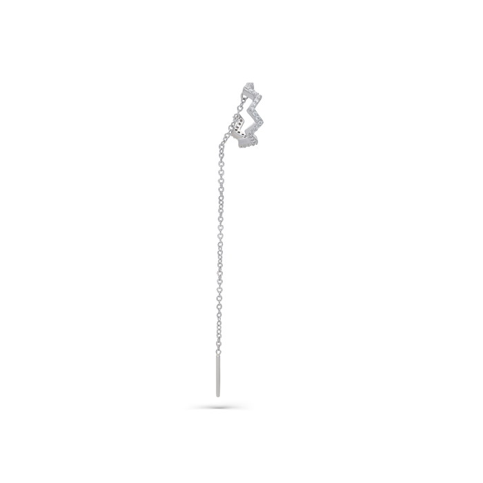 Zoye Silver Auskari W68619745 | GRENARDI