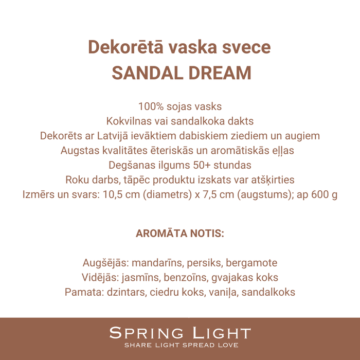 Spring Light Candle W71591831 | GRENARDI